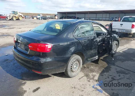 2012 Volkswagen Jetta 2.0L S z USA, uszkodzony, nr VIN 3VW2K7AJ4CM367372